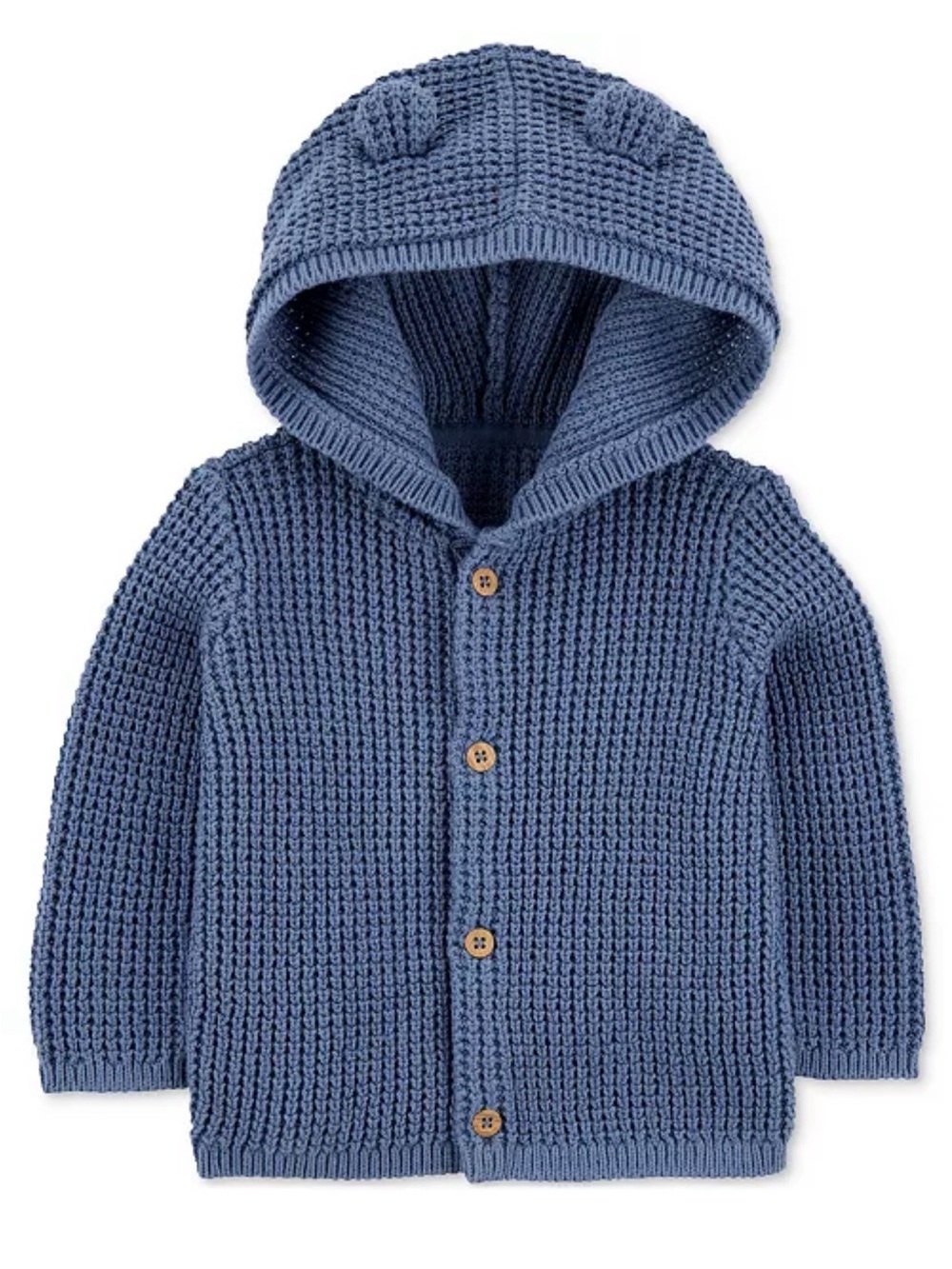 CARTER’S- Baby Boys Cotton Hooded Cardigan